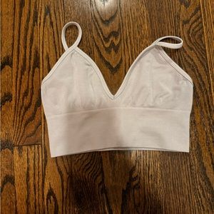 Light Gray Alphalete Sports Bra